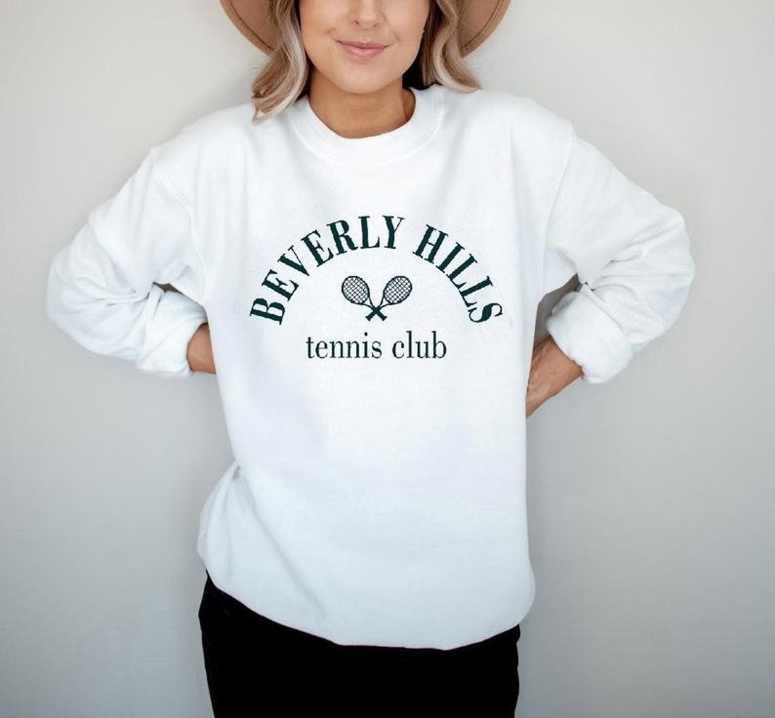 Pull ou teeshirt Beverly Hills Tennis Club Beverly Hills Etsy