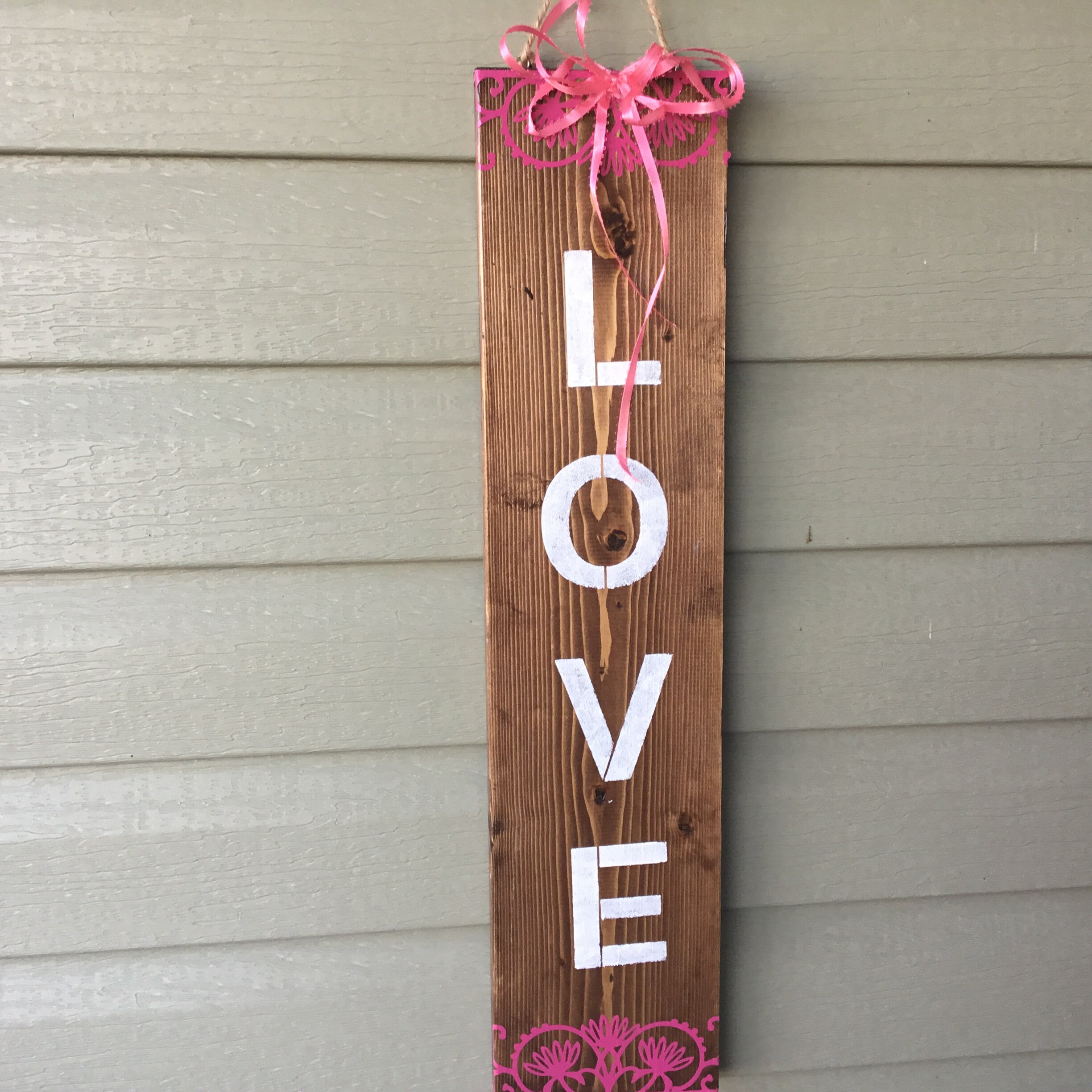 Love wall plaque Etsy