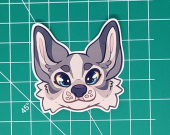 Wolf Head STICKER