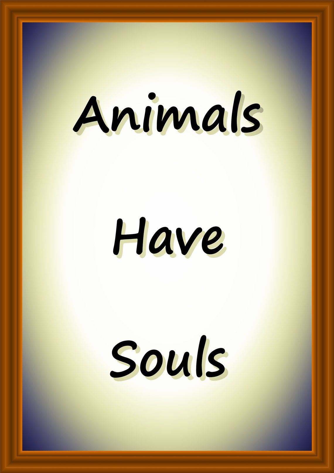 Animals Have Souls Digital print Digital art Instant Etsy