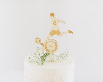 Cake Topper Football + Name