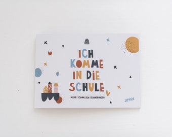 Minialbum ‘Bunte Buchstaben’ zur Einschulung | Kindergartenabschied | Geschenk zum Schulanfang | Album Einschulung | Schulanfänger | Junge