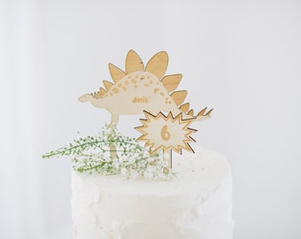 Cake Topper Dino + Name