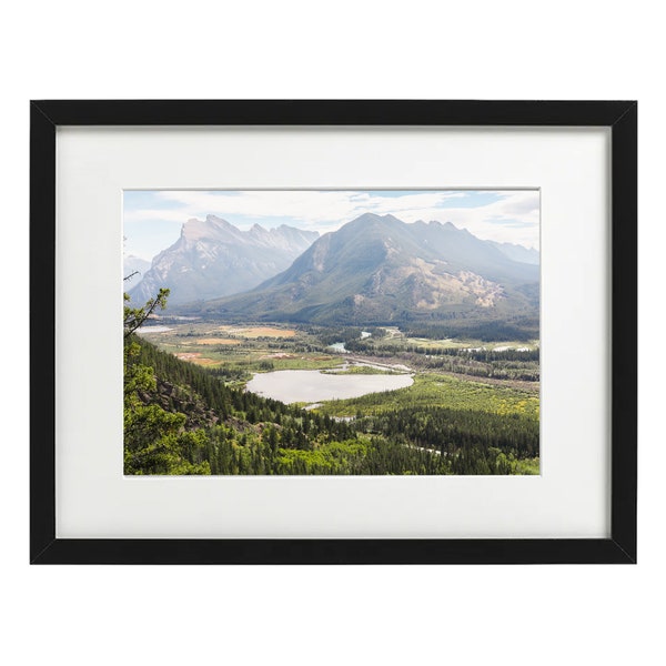 Banff Canada Mountain Range, Impression photographique, Impression de photographie de voyage, Décoration intérieure, Décoration murale