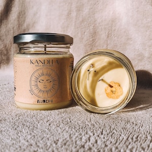 Cinnamon and orange soy wax scented candle 212ml
