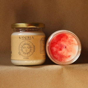 Peach Soy Wax Scented Candle 212ml