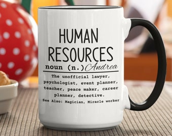 Funny Human Resources Definition Mug | HR Gift