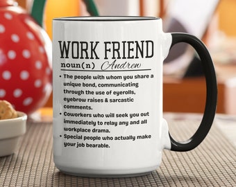 Retirement Gift | Chance Made Us Colleagues | Gift-For-Friend | Work Friend Gifts | Personalized Besties Mug
