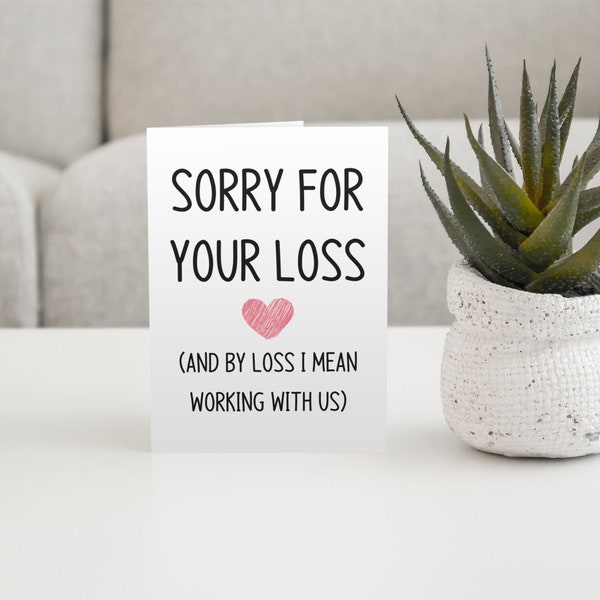 Digital Download | Farewell Gift | Coworker Card | New Job Card | Printable Download Card | 5X7 Greeting Card | Print At Home