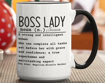 Boss Lady Definition Mug | Funny Office Gift for Women