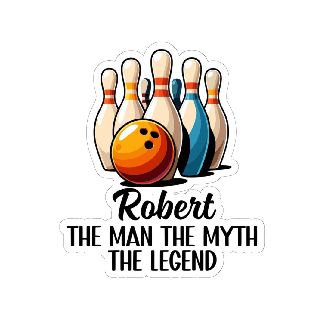 Bowling Sticker | Custom Sticker - Etsy