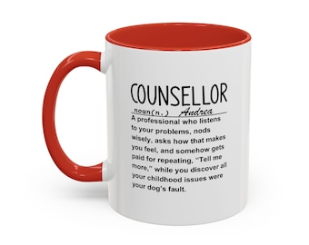 Regalo per consulente, tazza per terapia, regalo per terapeuta, tazza per salute mentale da 11 oz