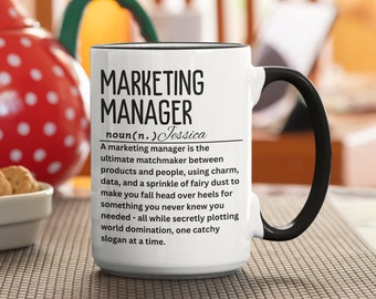 Marketing Manager Mug: Funny Gift for Marketers