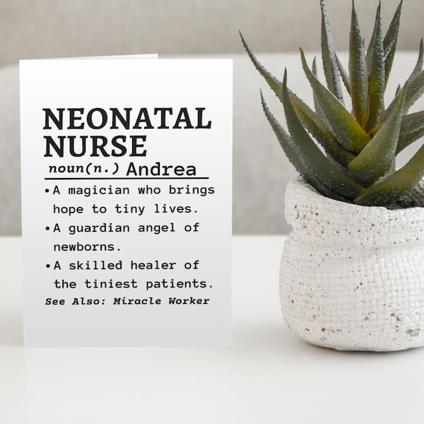 Neonatal Nurse Practitioner Digital Card | Neonatal Nurse Gift | Nicu Nurse Gift | Nicu Nurse Card