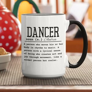 Dancer Gift | Dancer Mug | Gifts For Women | Dance Gifts | Dance Cup | Coffee Mug | Dance Tumbler | Ballroom Dancing | Ballet Teacher Gift