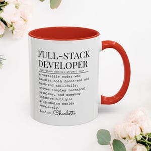 Full-Stack Developer Definition Mug image 4