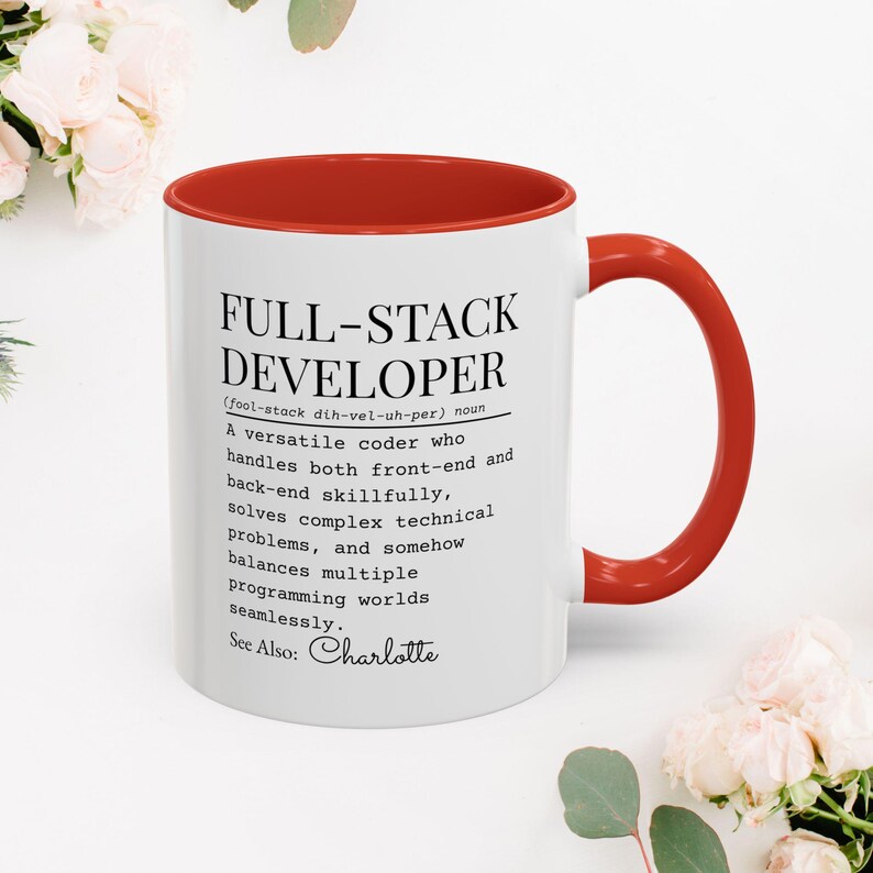 Full-Stack Developer Definition Mug image 4