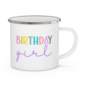 Birthday Girl Mug, Kids Birthday Mug, Custom Name Mug, Girl Gift Mug, Personalized Mug
