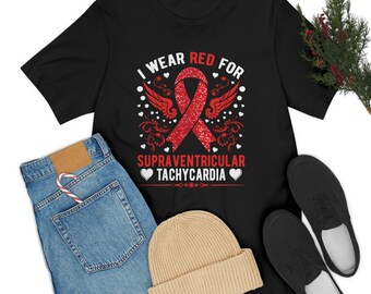 Supraventricular Tachycardia Awareness Bella Canvas T-Shirt