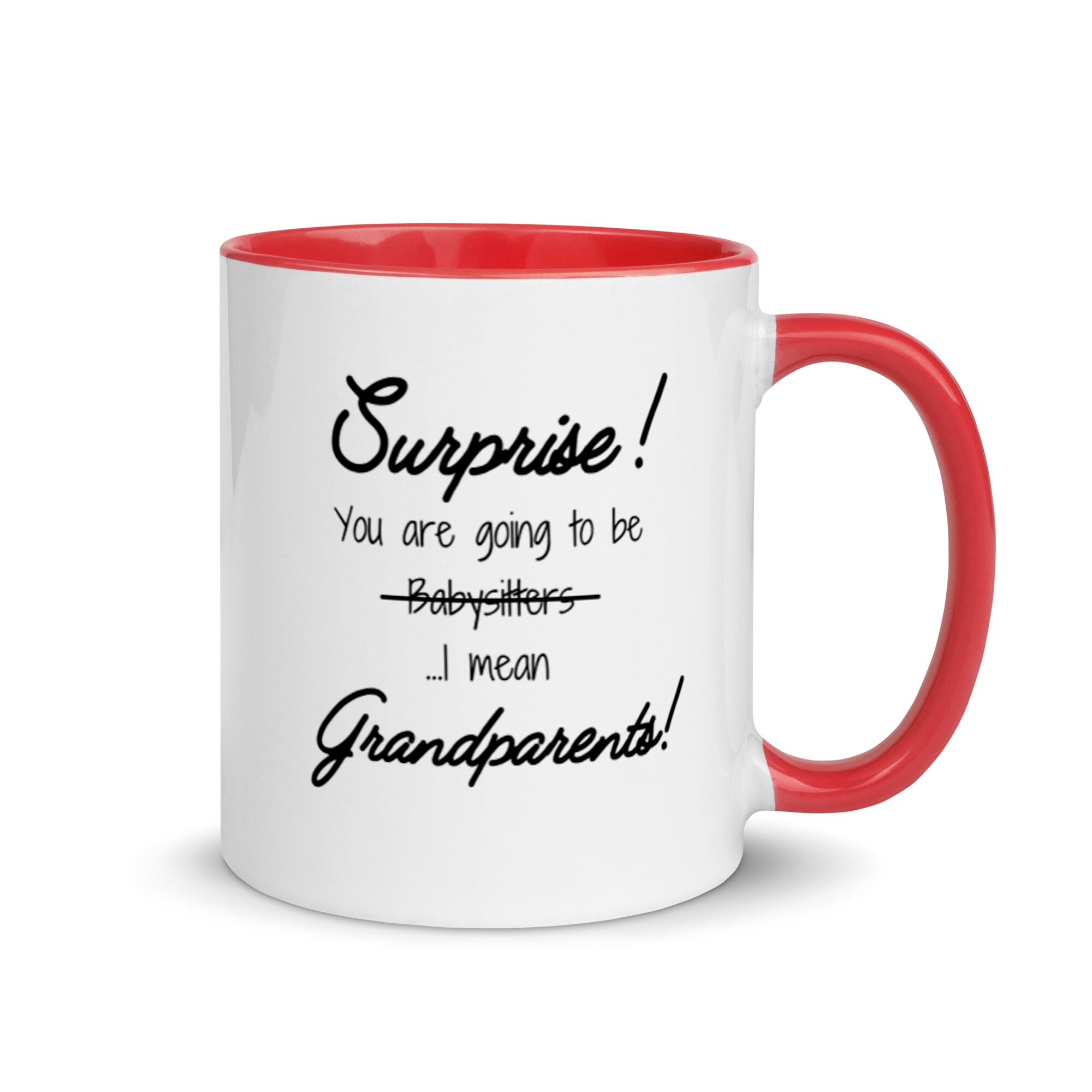 Promoted To Grandma & Grandpa Mug Set – 2 Black Ceramic Mugs, 16oz Each, Dishwasher Safe, Perfect Pregnancy Announcement Gift