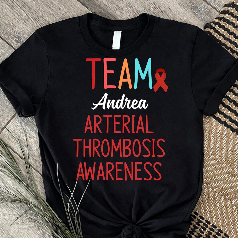 Arterial Thrombosis Awareness Shirt | Blood Clot Health Support Tee - Etsy