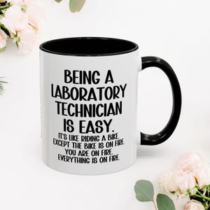 Techniker Becher, Wissenschaft Becher Geschenk, Chemie Becher, Labor Arbeitsbecher, lustiger Labor Becher