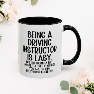 Driving Instructor, Instructor Mug, Driving Lesson Mug, Driving Gift Mug, Instructor Coffee Cup, Driving Teacher Mug