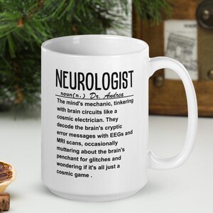 Neurologist Mug, Brain Doctor Coffee Cup, Physician Gift