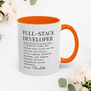 Full-Stack Developer Definition Mug image 6