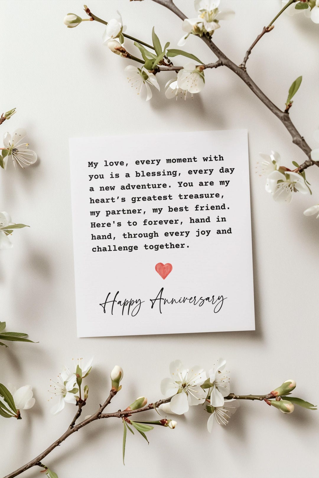 Anniversary Card, Digital Love Card, Printable Card, Love Card Digital ...