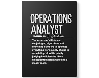Operations Analyst Notebook: Funny Office Gift