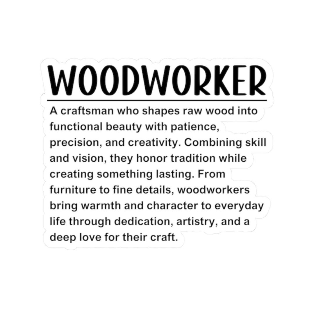 Woodworker Stickers, Crafting Enthusiast Decals, Gifts for Woodworkers ...