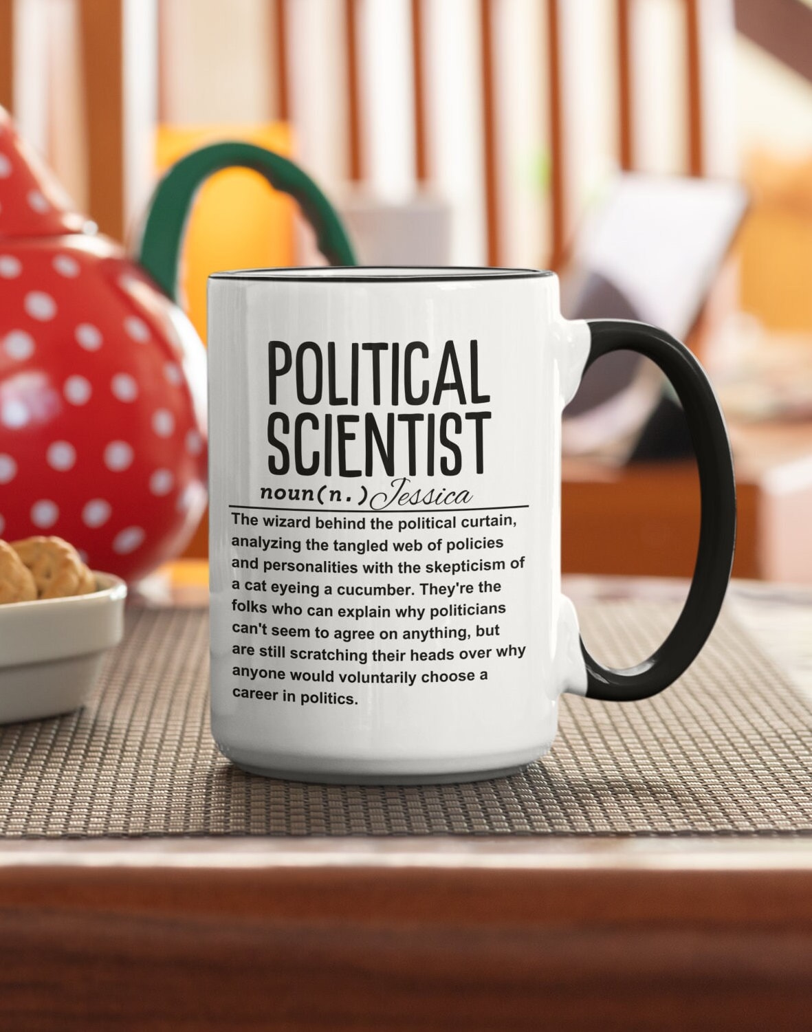 Tazza Da Biliardo Con Design Trump - Regalo Per Giocatori Di Biliardo - Tazza Da Caffè E Tè Personalizzata, 100% Soddisfatti O Rimborsati