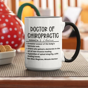 Graduation Gift | Hand Anatomy Medical | Spine Doctor | Rad Gift | Physical Therapy | Chiropractor Mug | Anatomy Gift