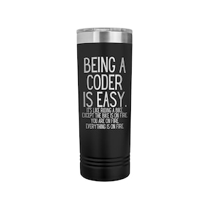 Funny Software Engineer | Java Programming Tumbler | Coding Gift | Python Programming Mug | Developer Gift | Developer Mug | Coder Mug