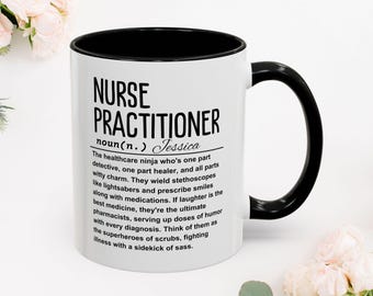 Regalo para enfermera practicante / Regalo para graduado de enfermería / Regalo para enfermera practicante / Taza para enfermera practicante / Estudiante de enfermería / Semana de enfermería de FNP / Taza para enfermera