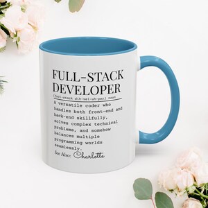 Full-Stack Developer Definition Mug image 5