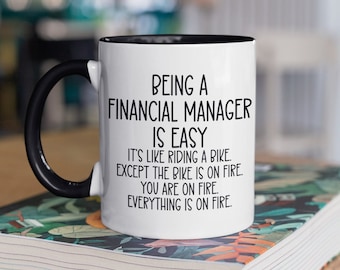 Funny Financial Manager Mug: Personalized Office Gift