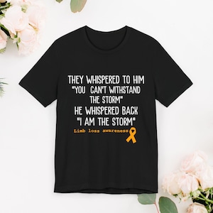 Amputee Humor Unisex Tee, Limb Loss Awareness Shirt, Funny Leg Amputation Top, Amputee Gift Tshirt, Amputated Leg Clothing, Disability