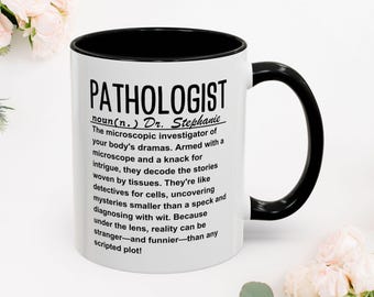 Asistente de patología, Regalo para patólogo, Regalo para estudiantes de medicina, Regalo personalizado, Taza de regalo para patólogo