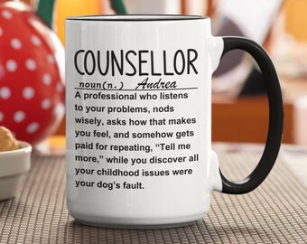 Counsellor gift, Therapy mug, Therapist gift, Mental health mug, Counselor mug