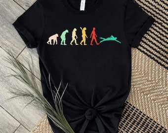 Evolution of Swimming Kids Shirt | Summer Swimmer Gift