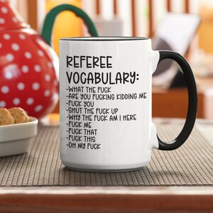 Referee Mug | Gift For Referee | Referee Cup | Best Referee | Sports Gifts | Referee Birthday Gift