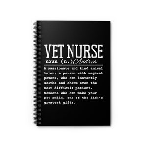 Vet Nurse | Qualified Nurse | Congratulations Nurse Present | Notebook | Veterinary Nurse Gift | Congratulations Vet Present