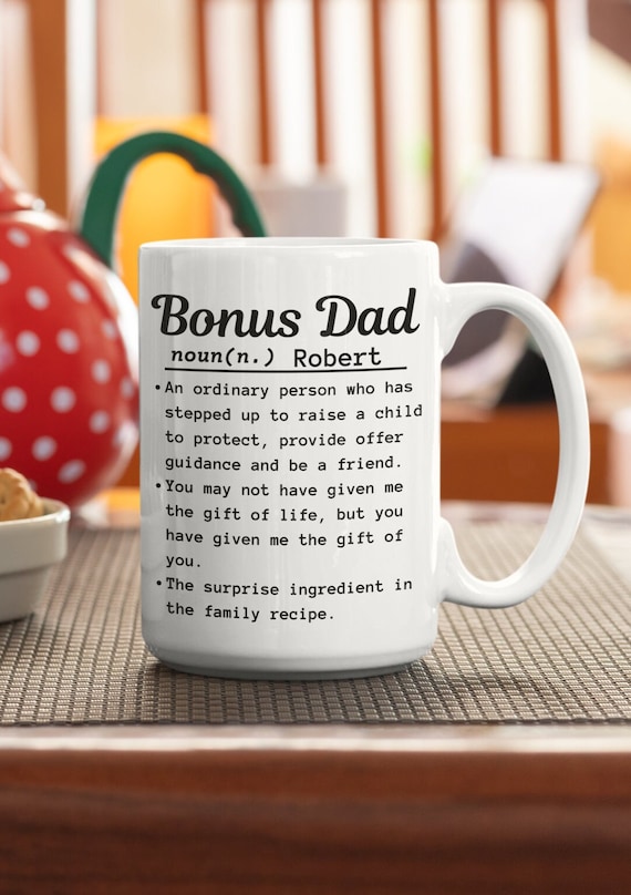 Bonus Dad Mug Mug for Step Dad Stepdad Gift Step Dad Gift