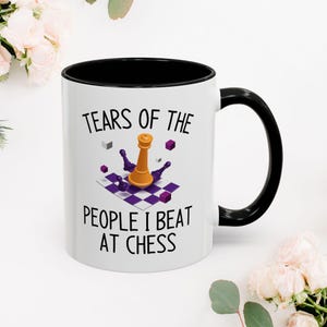 Chess Enthusiast Coffee Mug, Funny Gift for Chess Players, Unique Gift for Him or Her, Gamer Mug, Tea Lovers Cup