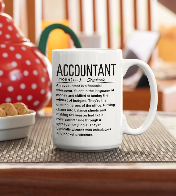 Accountant Definition Mug | CPA Graduation Gift