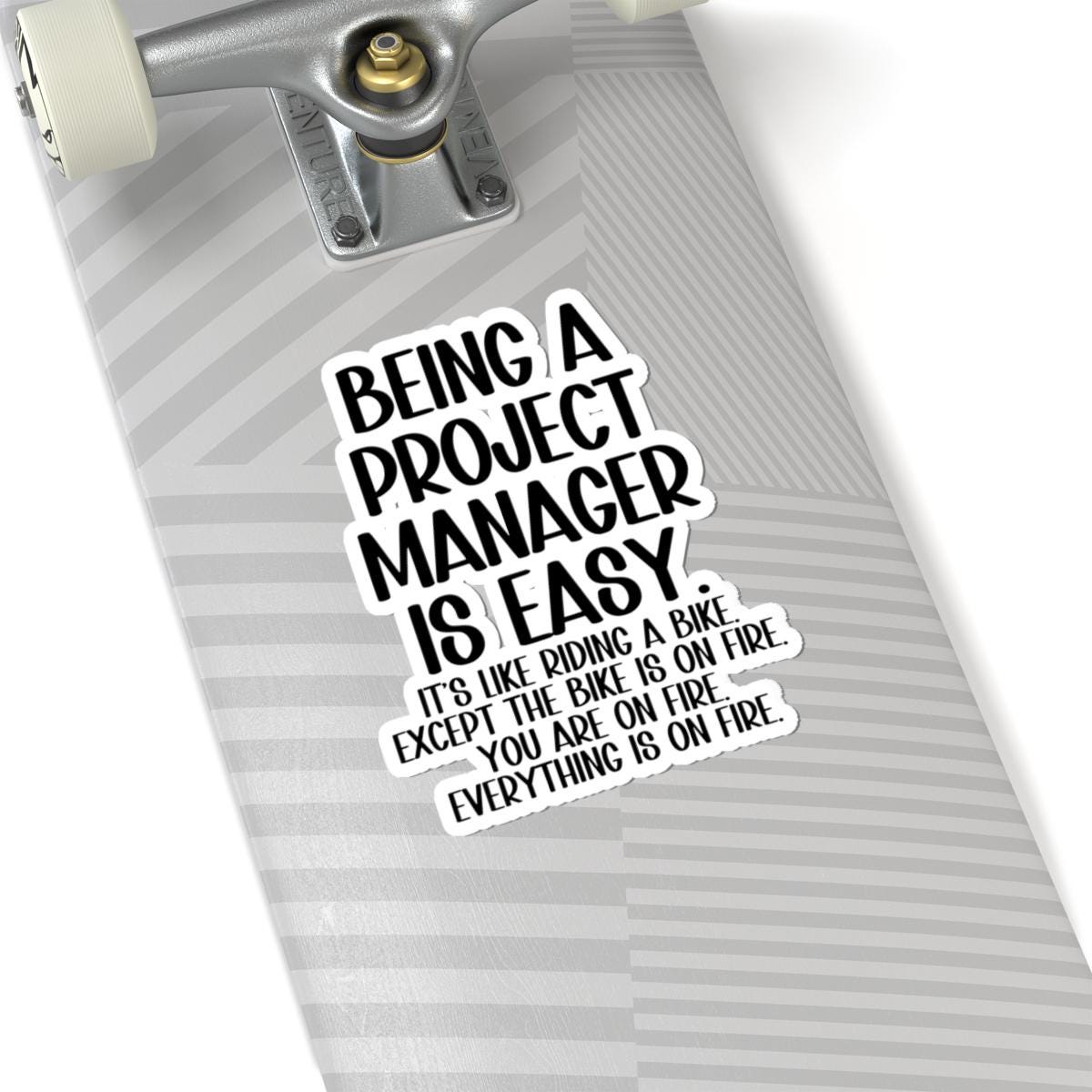 Program Management Sticker Project Manager, PM Sticker, Team Leader Decal, Project Life, PM Gift ...