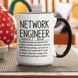 Network engineer gift, IT gift idea, Tech geek gift, Computer nerd gift, Funny IT gift 11oz
