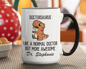 Doctor Mug | Doctorsaurus Gift, Medical Graduation Cup